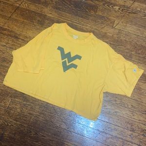 Cropped West Virginia University Tailgate Tee